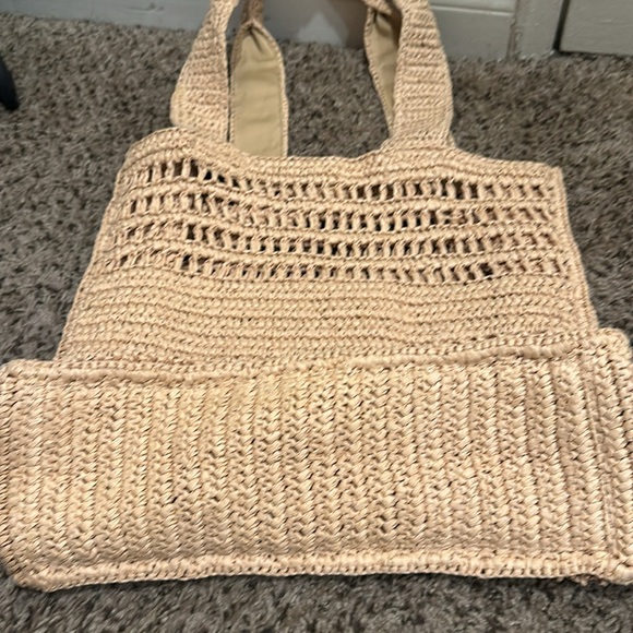 KARL LAGERFELD BEACH BAG TAN - Picture 2 of 4